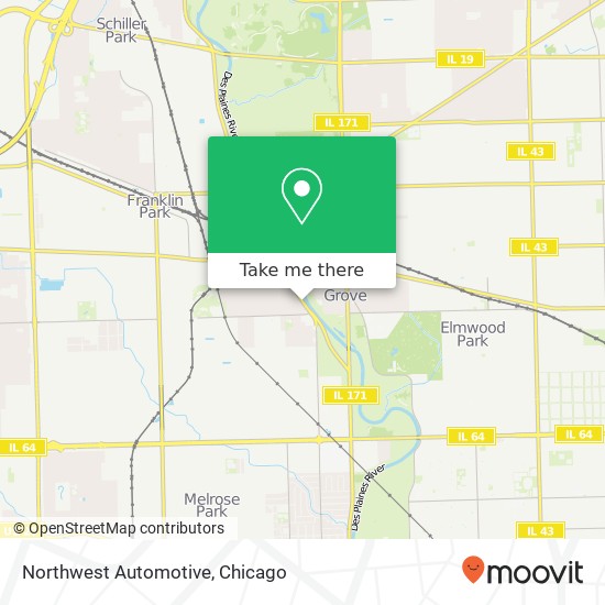 Northwest Automotive map