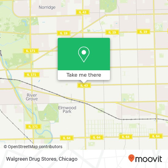 Walgreen Drug Stores map