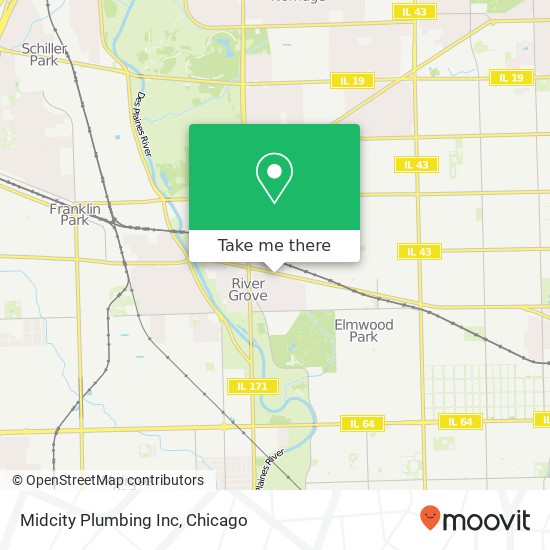 Midcity Plumbing Inc map