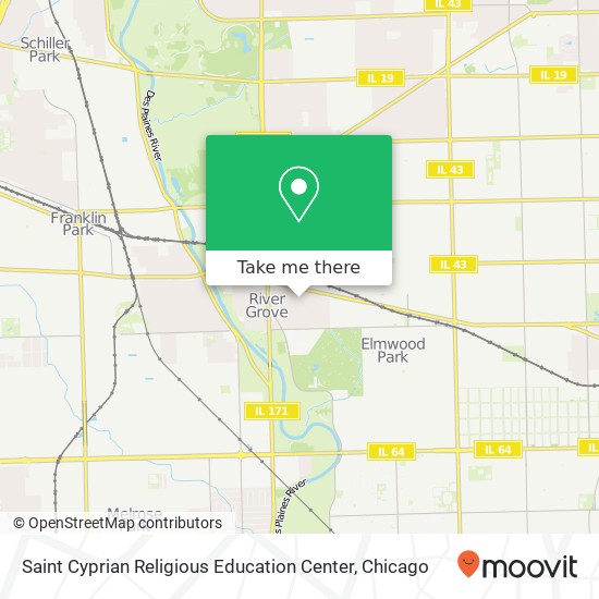 Saint Cyprian Religious Education Center map