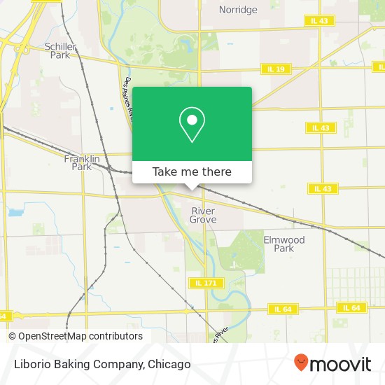 Mapa de Liborio Baking Company