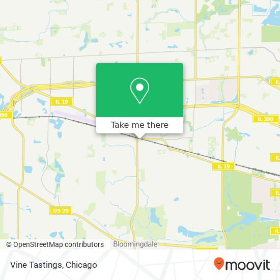 Vine Tastings map