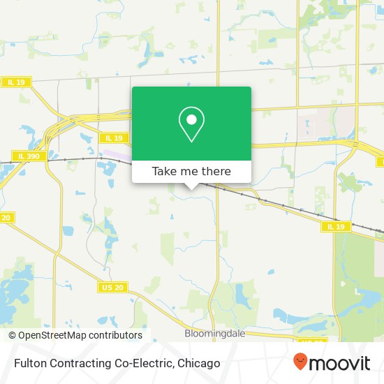 Fulton Contracting Co-Electric map