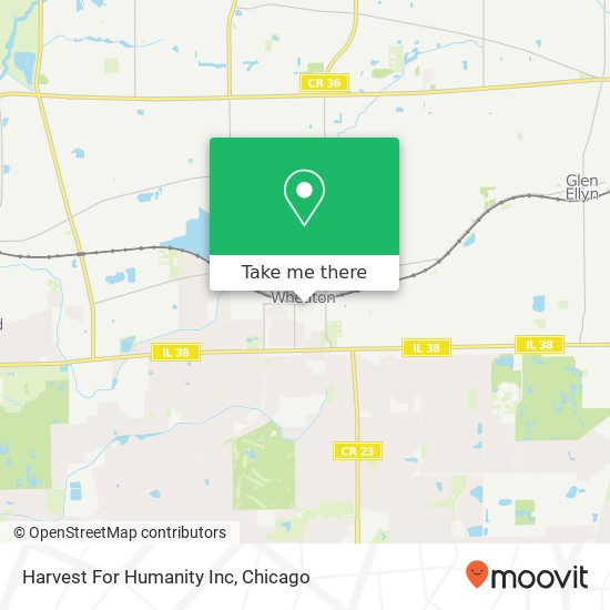 Mapa de Harvest For Humanity Inc