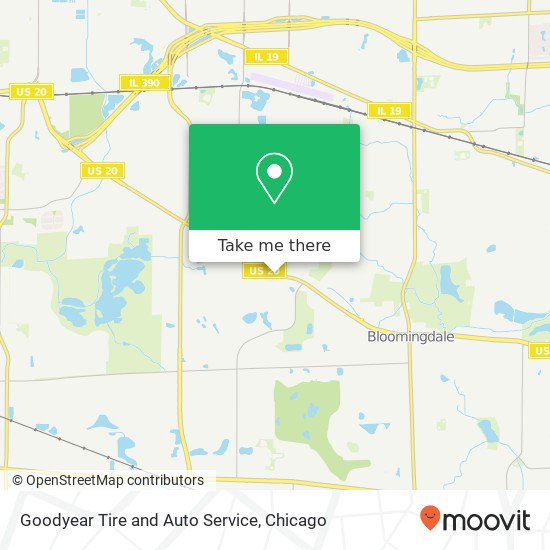 Goodyear Tire and Auto Service map