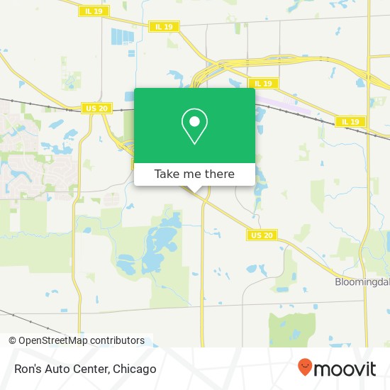 Ron's Auto Center map