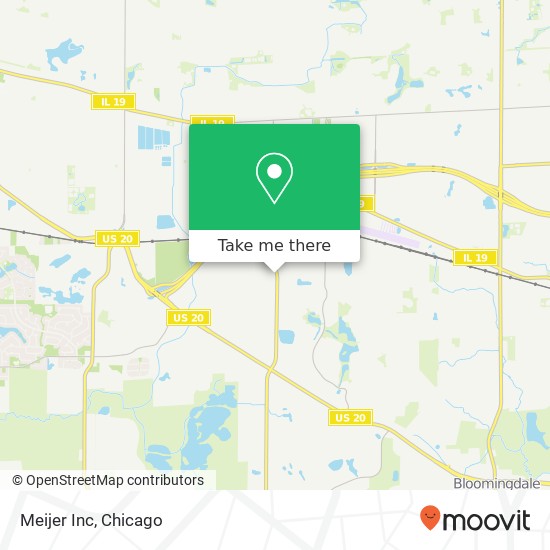 Meijer Inc map