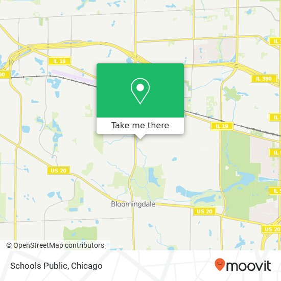 Schools Public map