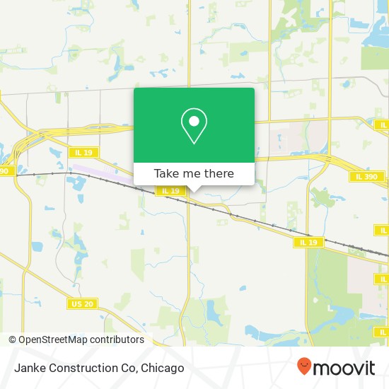 Janke Construction Co map