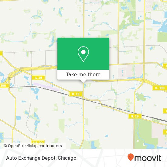 Auto Exchange Depot map