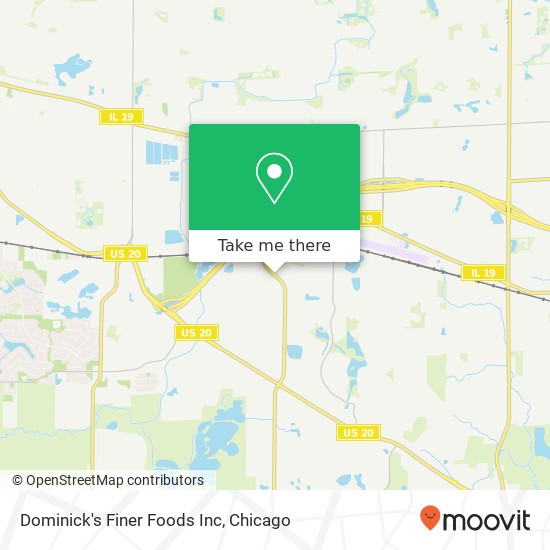 Dominick's Finer Foods Inc map