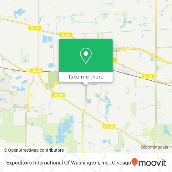 Mapa de Expeditors International Of Washington, Inc.