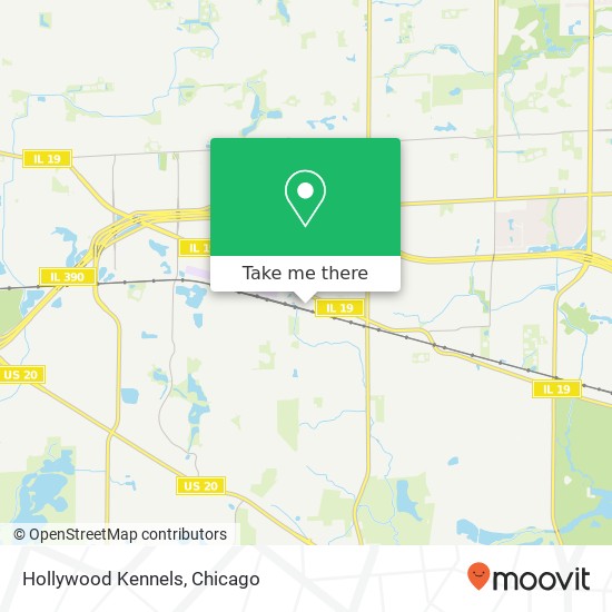 Hollywood Kennels map