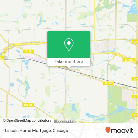 Lincoln Home Mortgage map