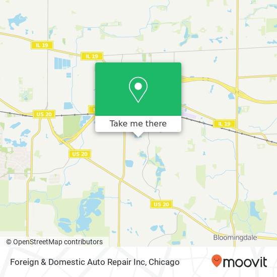 Foreign & Domestic Auto Repair Inc map