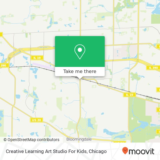 Creative Learning Art Studio For Kids map