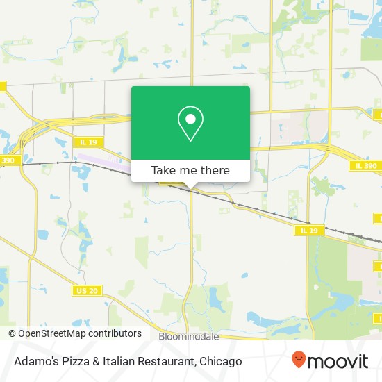 Adamo's Pizza & Italian Restaurant map