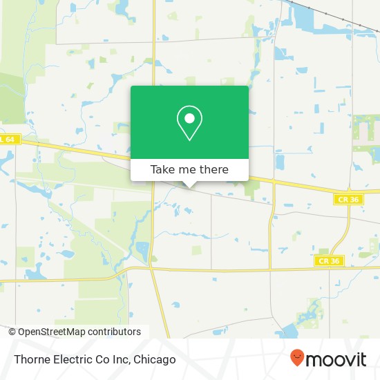 Mapa de Thorne Electric Co Inc