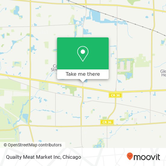 Quailty Meat Market Inc map