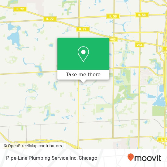 Mapa de Pipe-Line Plumbing Service Inc