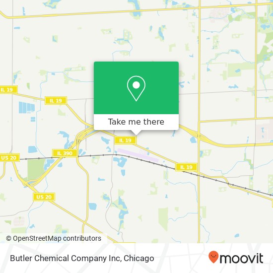 Mapa de Butler Chemical Company Inc