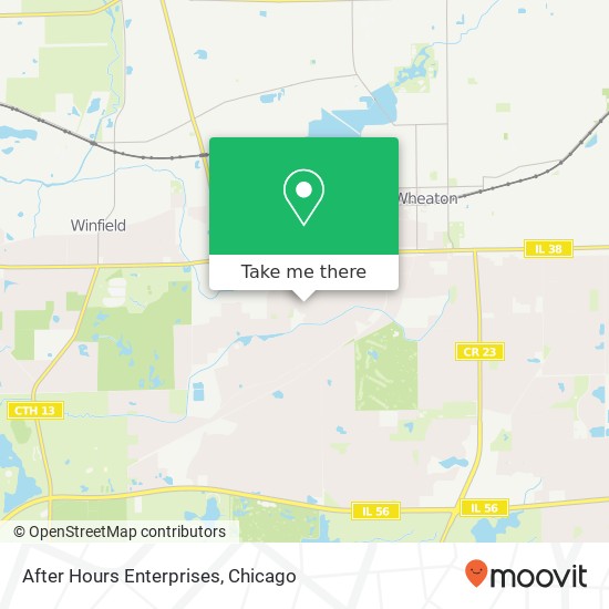 After Hours Enterprises map