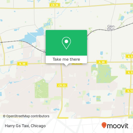 Mapa de Harry Gs Taxi