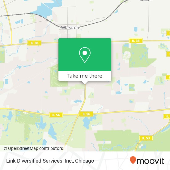 Link Diversified Services, Inc. map
