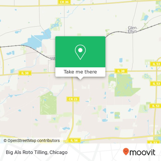Mapa de Big Als Roto Tilling
