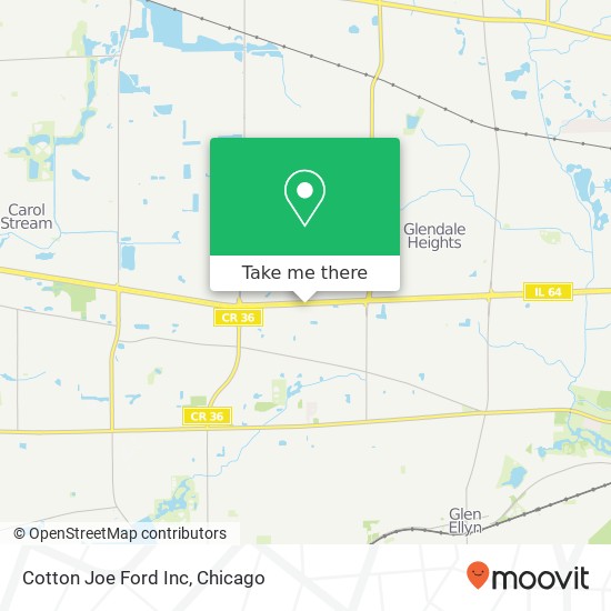 Cotton Joe Ford Inc map