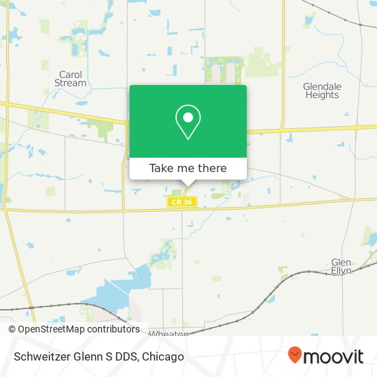 Schweitzer Glenn S DDS map