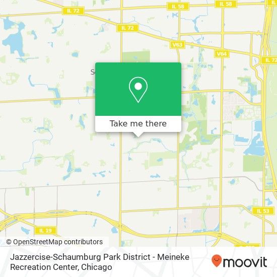 Jazzercise-Schaumburg Park District - Meineke Recreation Center map