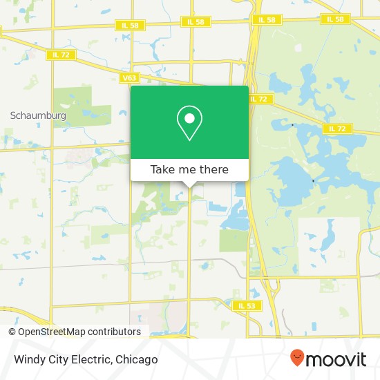 Windy City Electric map