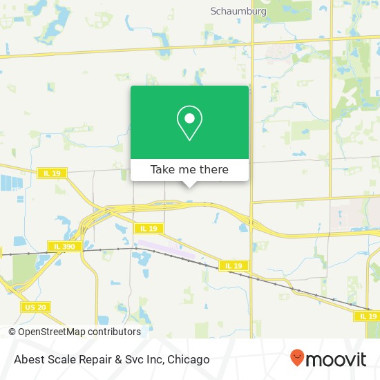 Abest Scale Repair & Svc Inc map