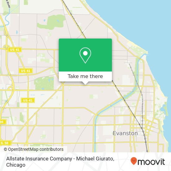 Mapa de Allstate Insurance Company - Michael Giurato