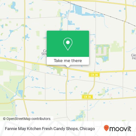 Fannie May Kitchen Fresh Candy Shops map