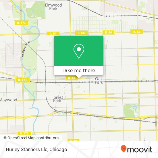 Hurley Stanners Llc map