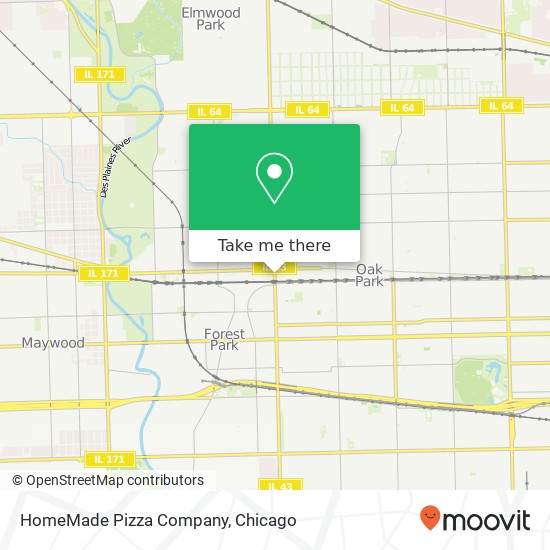 HomeMade Pizza Company map