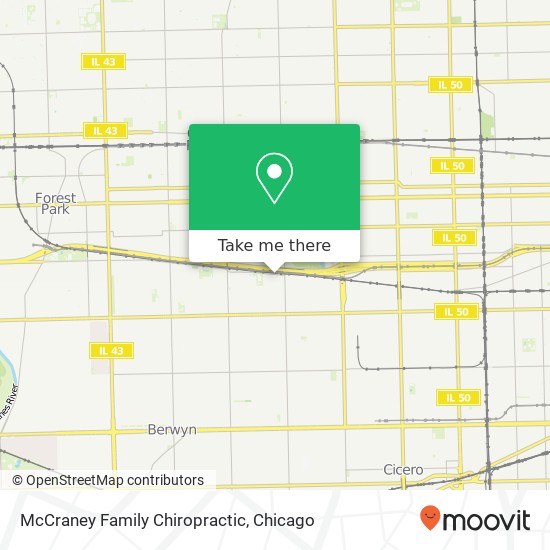 McCraney Family Chiropractic map