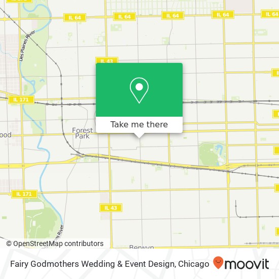 Mapa de Fairy Godmothers Wedding & Event Design