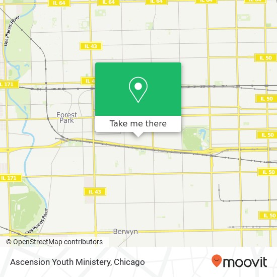 Mapa de Ascension Youth Ministery