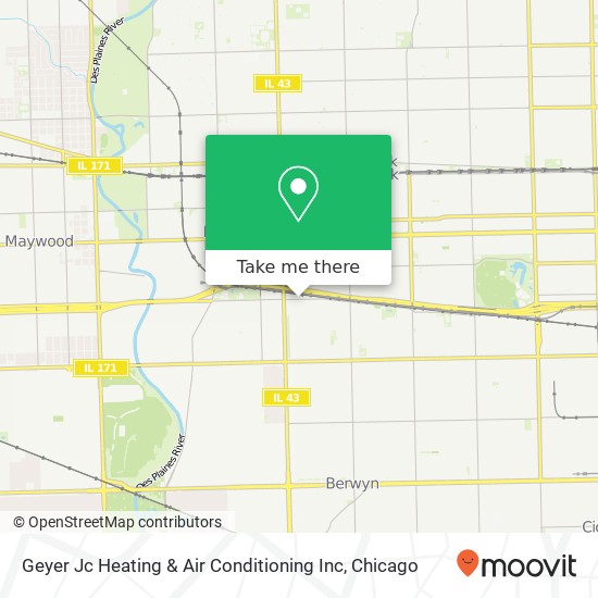 Geyer Jc Heating & Air Conditioning Inc map