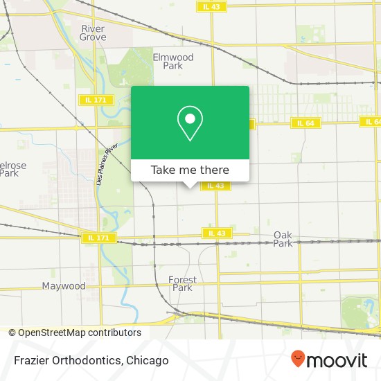 Frazier Orthodontics map