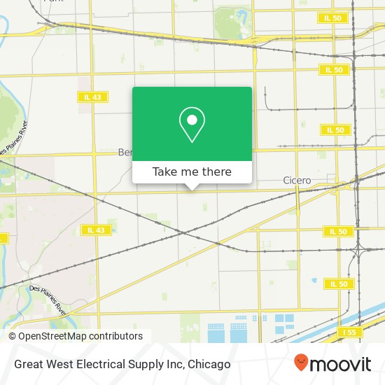 Great West Electrical Supply Inc map