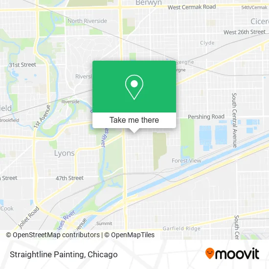 Straightline Painting map