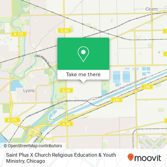 Saint Plus X Church Religious Education & Youth Ministry map