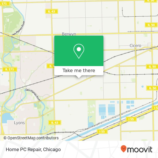 Home PC Repair map