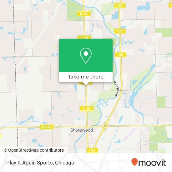 Play It Again Sports map