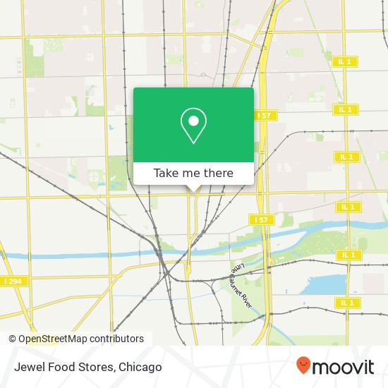 Jewel Food Stores map