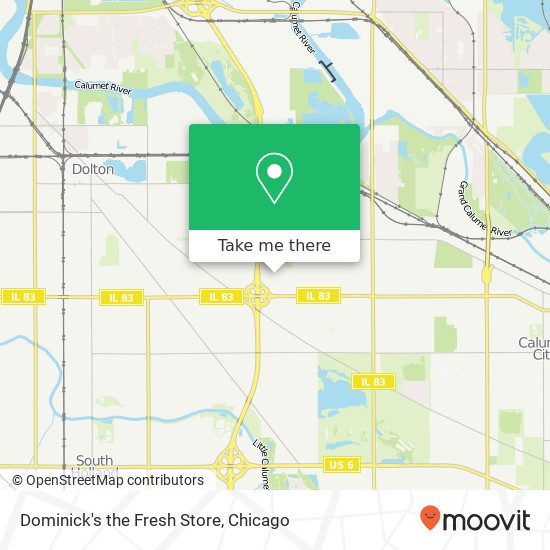 Mapa de Dominick's the Fresh Store